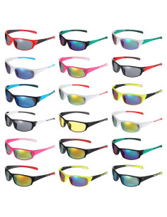 Leumoi 18 Pares de Gafas de Sol Polarizadas Unisex