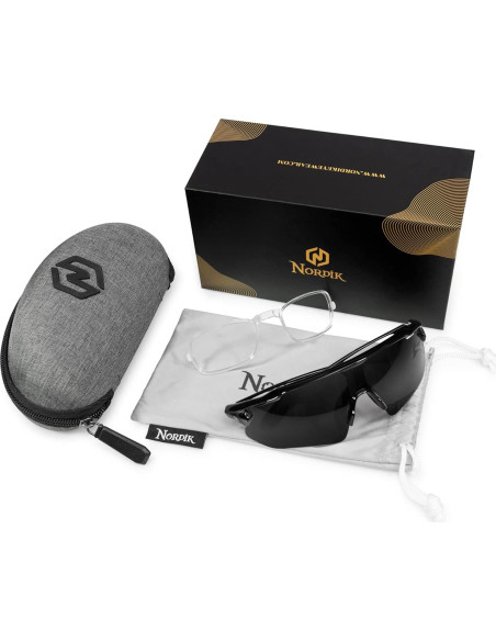 Gafas de Ciclismo Nordik AKSEL - Marco TR90 UV400 para Hombres y Mujeres