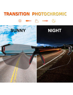Gafas de sol ROCKBROS fotoquímicas UV400 para ciclismo 2