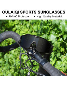 Gafas de sol polarizadas OULAIQI UV400 para deportes al aire libre 2