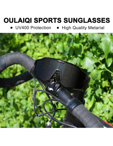 Gafas de sol polarizadas OULAIQI UV400 para deportes al aire libre