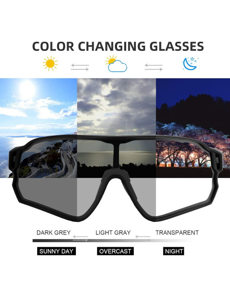 Gafas de sol fotocromáticas ROCKBROS 10136grd UV400