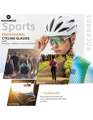Gafas de Ciclismo ROCKBROS UV Protección Viento Arena