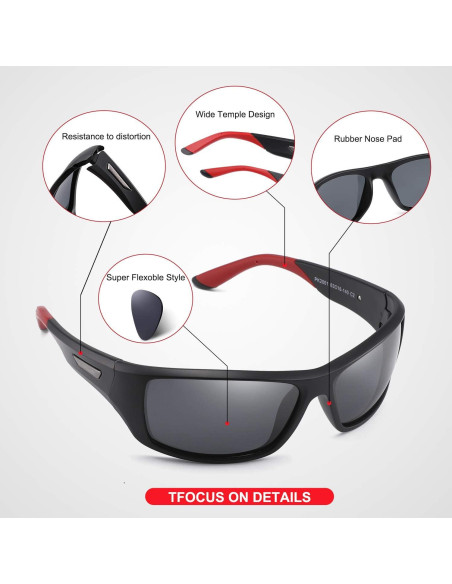 Gafas de sol PUKCLAR polarizadas para hombres y mujeres