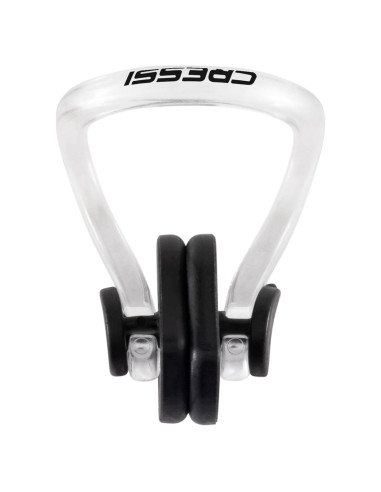 Clip de Nariz CRESSI Cómodo con Tapones para Oídos Negro