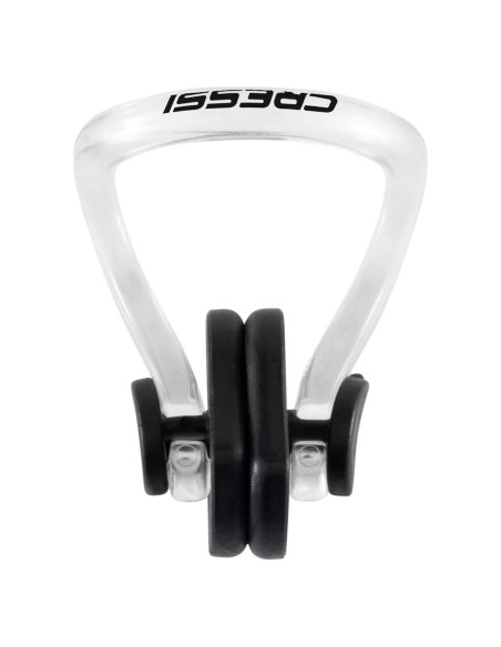 Clip de Nariz CRESSI Cómodo con Tapones para Oídos Negro