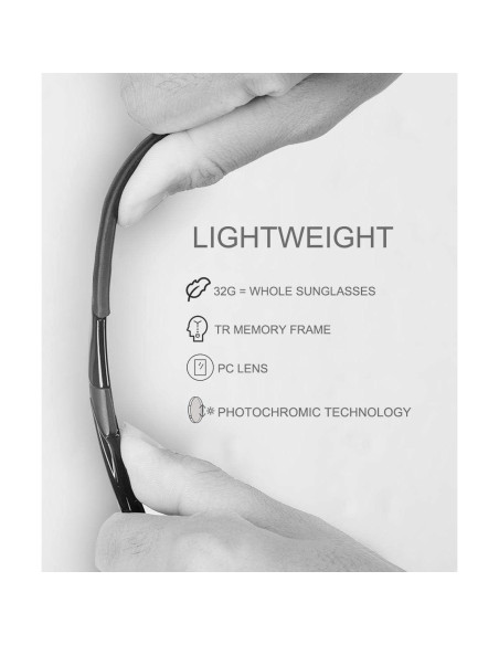 Gafas de sol ROCKBROS fotochromáticas UV400 para ciclismo