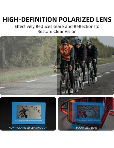 Gafas de Ciclismo ROCKBROS UV400 Polarizadas Unisex