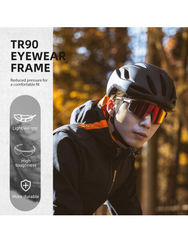 Gafas de Ciclismo ROCKBROS UV400 Polarizadas Unisex