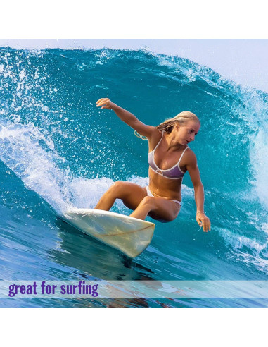 Tapones para oídos AquaBlock Mack's - Silicona impermeable 3 pares