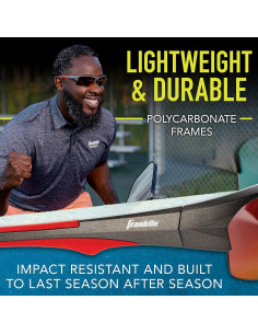 Gafas de sol Franklin Sports 52770 UV para deportes - Rojo 2