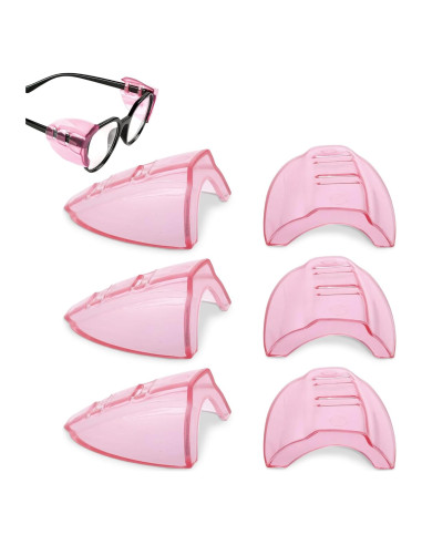 Paquete de 3 Gafas de Seguridad BURIUS con Protectores Laterales