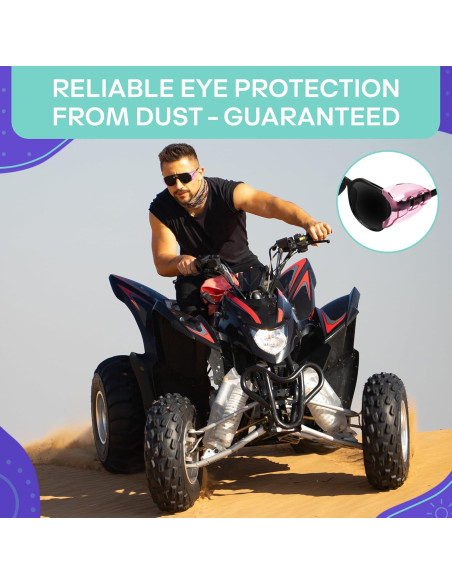 Paquete de 3 Gafas de Seguridad BURIUS con Protectores Laterales