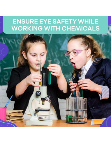 Paquete de 3 Gafas de Seguridad BURIUS con Protectores Laterales