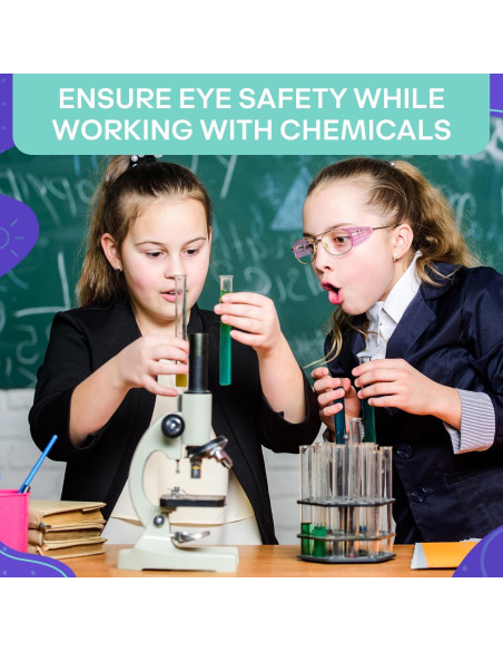 Paquete de 3 Gafas de Seguridad BURIUS con Protectores Laterales