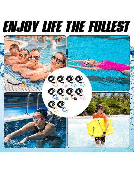 10 Clips de Nariz para Natación Seenelling QAR3454 Silicona