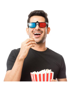 Clip de Gafas 3D Rojo Azul Milisten - 3 Piezas para Miopía 2