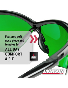 Gafas de Seguridad Jackson SG - Protección UV - Paquete 12 2