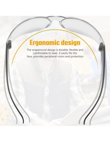 Youyole 84 Pares Gafas de Seguridad Unisex Lentes Anti Rayones