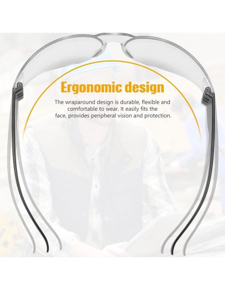 Youyole 84 Pares Gafas de Seguridad Unisex Lentes Anti Rayones