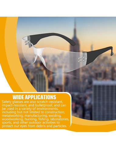 Youyole 84 Pares Gafas de Seguridad Unisex Lentes Anti Rayones