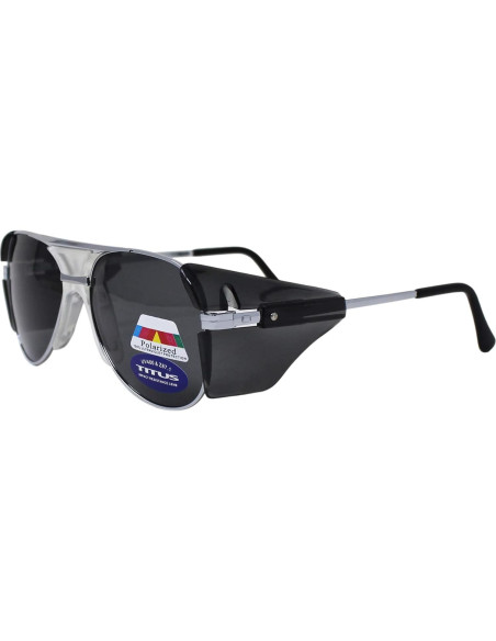 Gafas de Seguridad Aviador Titus G77 Marco Metálico Z87.1