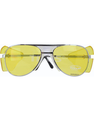 Gafas de Seguridad Aviador Titus G77 Marco Metálico Z87.1