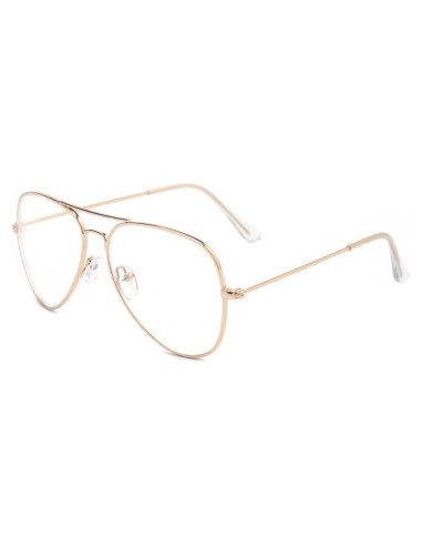 Gafas de Aviador Outray Metal Transparente para Hombres y Mujeres