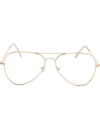 Gafas de Aviador Outray Metal Transparente para Hombres y Mujeres