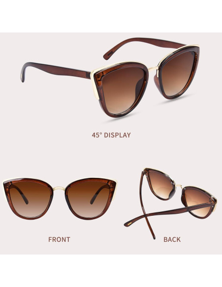 Gafas de sol estilo gato OPTOFENDY con protección UV