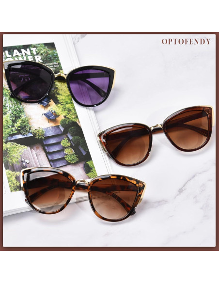 Gafas de sol estilo gato OPTOFENDY con protección UV