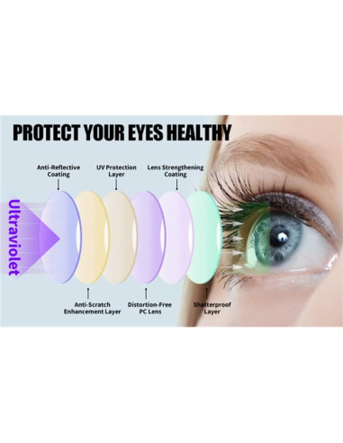 Gafas de Sol Steampunk FEISEDY Redondas UV400 Negro