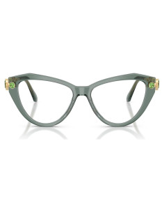 Montura Gafas Prescripción Swarovski SK2047 Ojo de Gato Verde