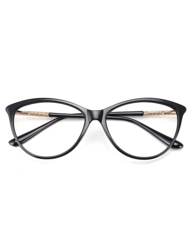 Gafas Bloqueadoras Luz Azul MEETSUN Montura Negra Lente Claro