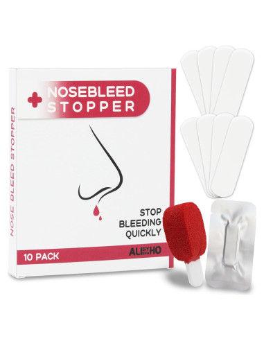 Paquete de 10 tapones nasales hemostáticos Alisyevaho