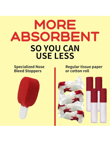Paquete de 10 tapones nasales hemostáticos Alisyevaho