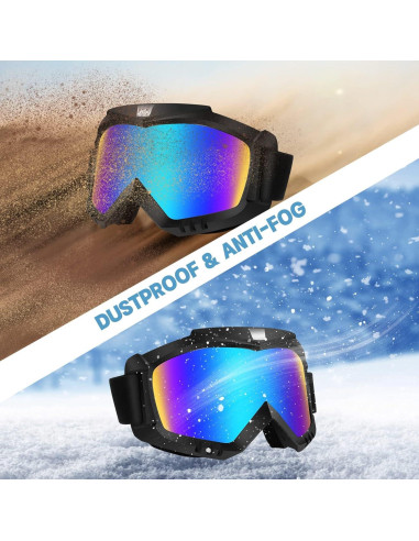 Gafas de Moto Lievermo para ATV y Esquí - Protección UV