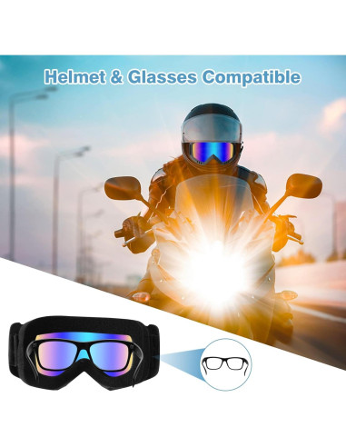 Gafas de Moto Lievermo para ATV y Esquí - Protección UV