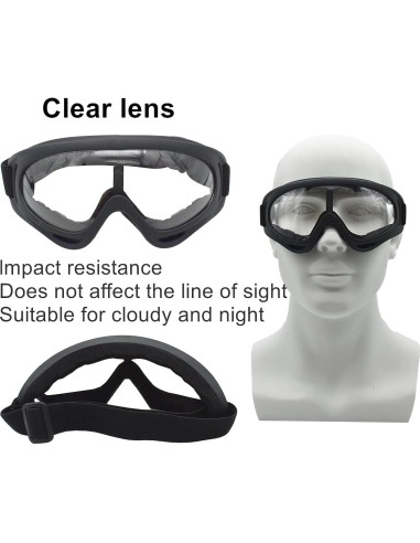 Gafas de Motocicleta LJDJ - Paquete de 2 - UV400