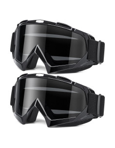 Gafas de Motocross MAMBAOUT Paquete de 2 Adultos UV