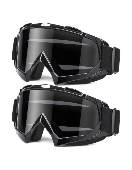 Gafas de Motocross MAMBAOUT Paquete de 2 Adultos UV