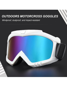 Gafas de motocross Immoono 2 paquetes con lentes coloridos 2