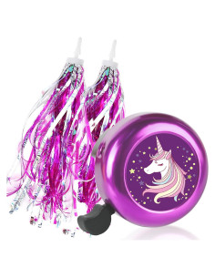 Campana de Bicicleta Vortika Unicornio + 2 Cintas Decorativas