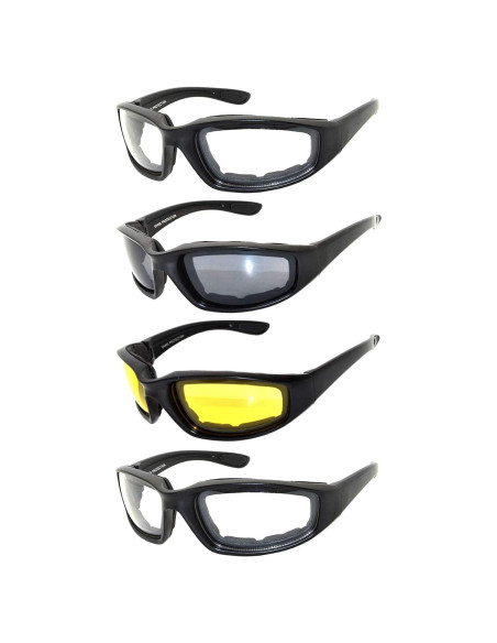 Gafas de Sol Deportivas Unisex UV400 Paquete de 4 Colores