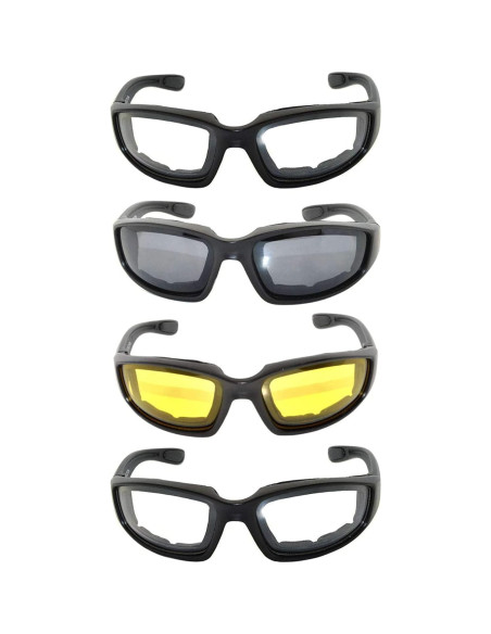 Gafas de Sol Deportivas Unisex UV400 Paquete de 4 Colores