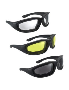 3 Pares de Gafas de Motocicleta HiSurprise UV400
