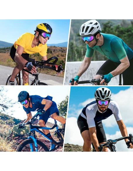 Gafas de Motocicleta LMAVAG UV400 Ajustables 2 Paquetes