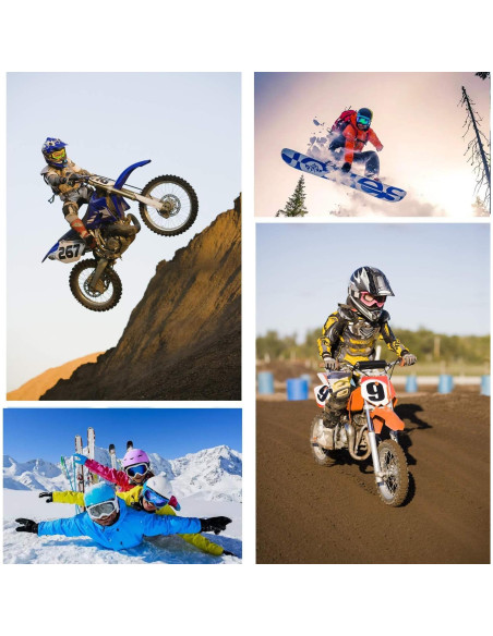 Gafas de Motocicleta ADCGank F-B01 Anti UV Ajustables