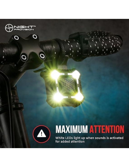 Bocina de Bicicleta ZIREN NP NIGHT PROVISION 120-140dB LED IPX4