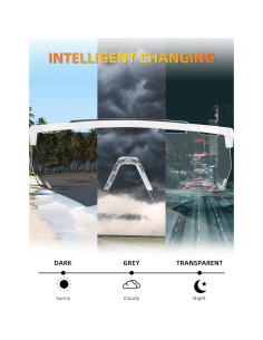 Gafas de Ciclismo ROCKBROS Photochromic UV Anti-vaho 2